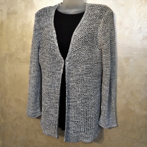 Cupio Sweaters - Ribbon Weave Cardigan by Cupio EUC L